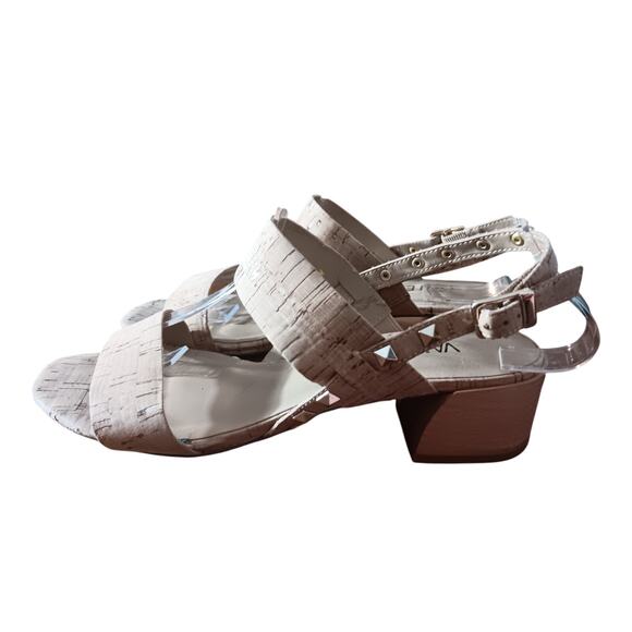 Vaneli Cork block heel Sandals 7.5 W - Picture 1 of 6
